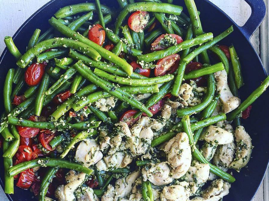 Meal Preppin' Pesto Chicken & Veggies Oliver's Markets