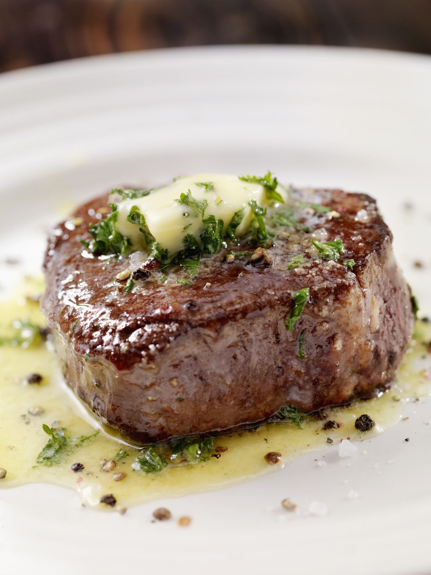 Filet Mignon with Garlic & Herb Compound Butter Oliver's Markets