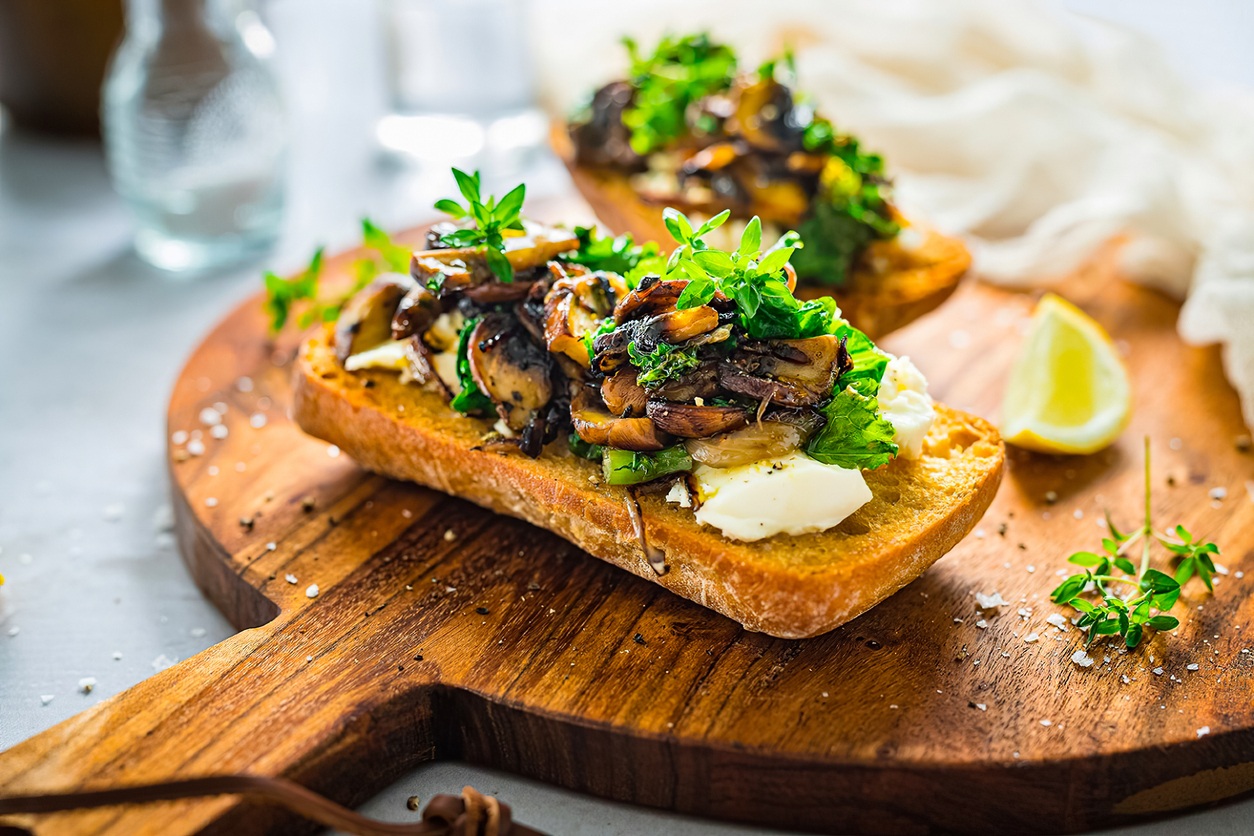 Gourmet Mushroom Crostini - Oliver&amp;#39;s Markets