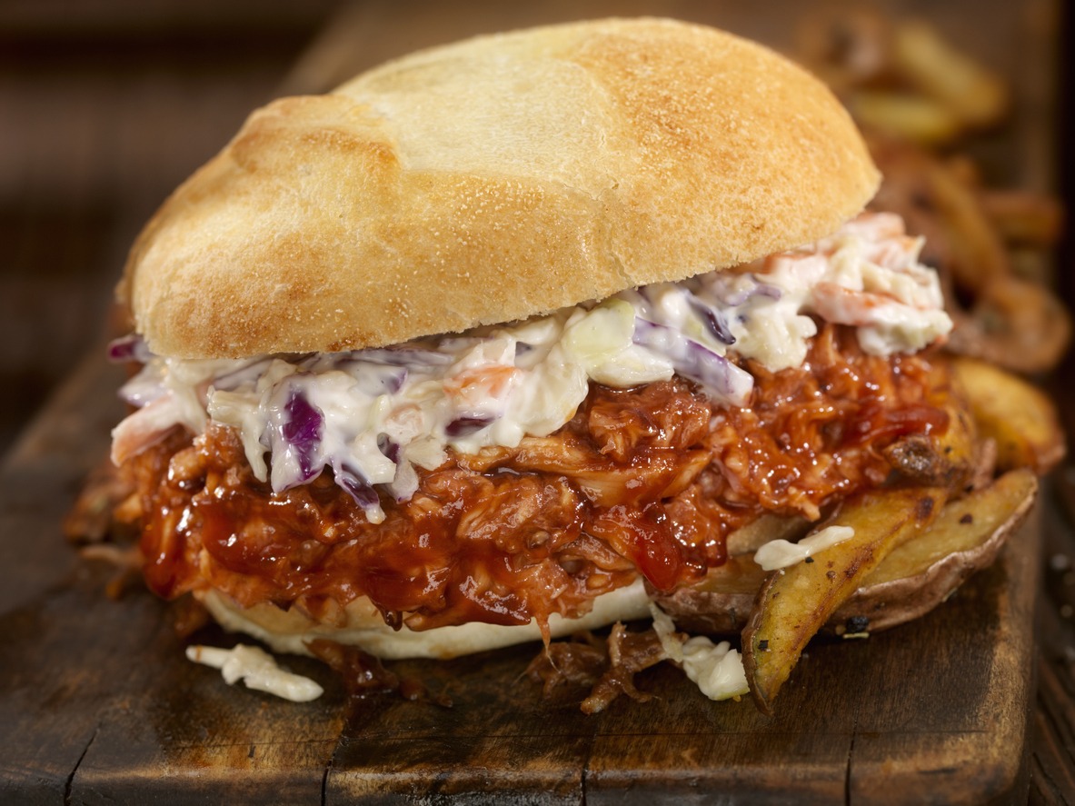 Barbecue Pulled Chicken Sandwich - Oliver's Markets