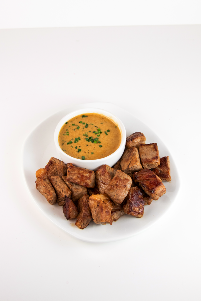 Steak Bites with Blue Cheese Sauce - Oliver's Markets