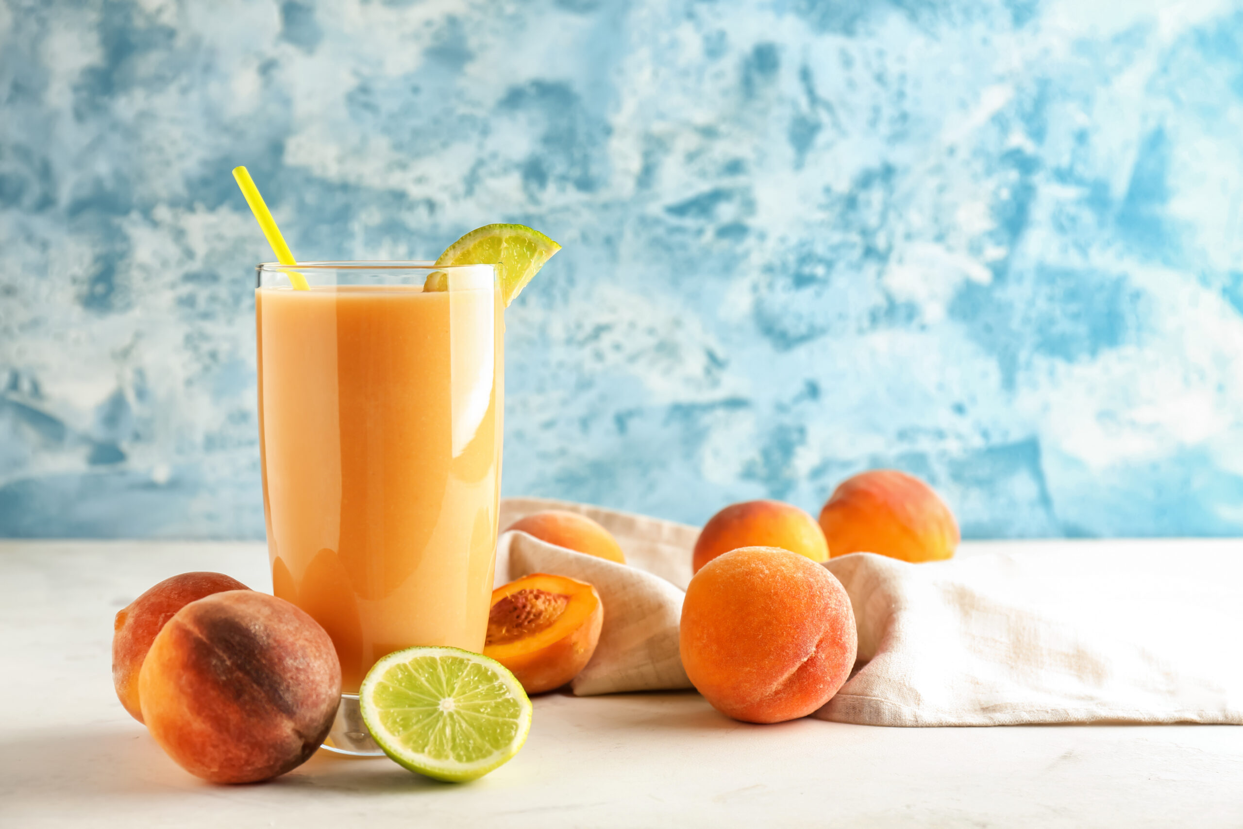 Peach and Lime Crush Mocktail - Oliver's Markets