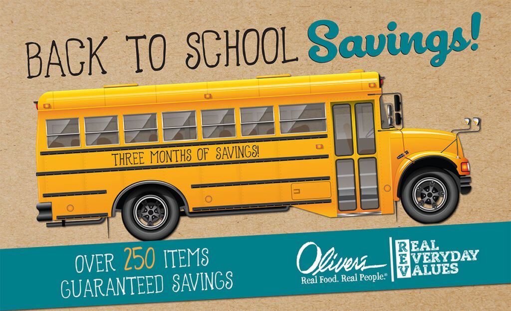 Start the School Year Off Right with Oliver’s Real Everyday Values