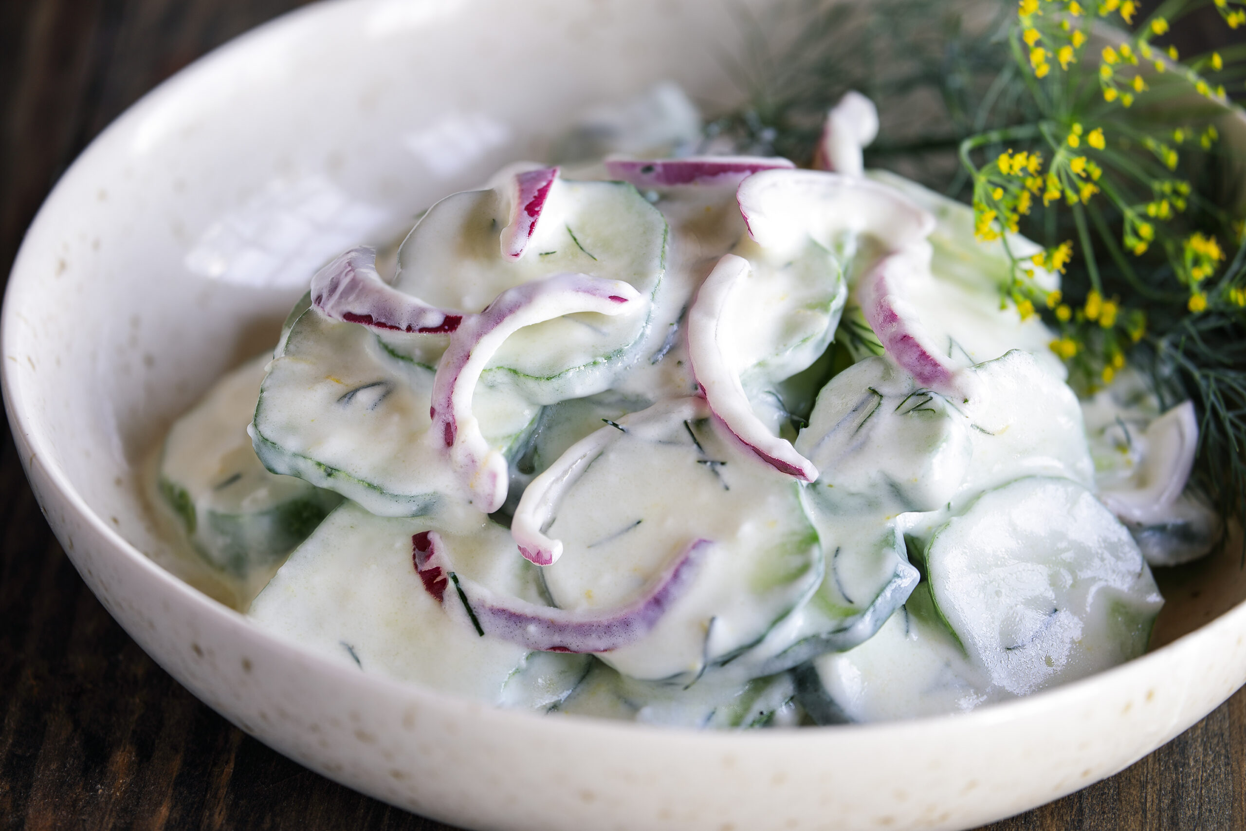 Creamy Cucumber Salad - Oliver's Markets