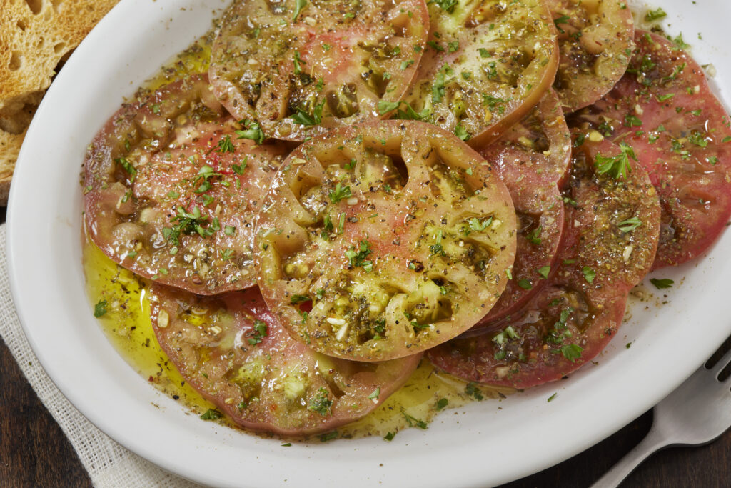 Marinated Heirloom Tomatoes - Oliver's Markets