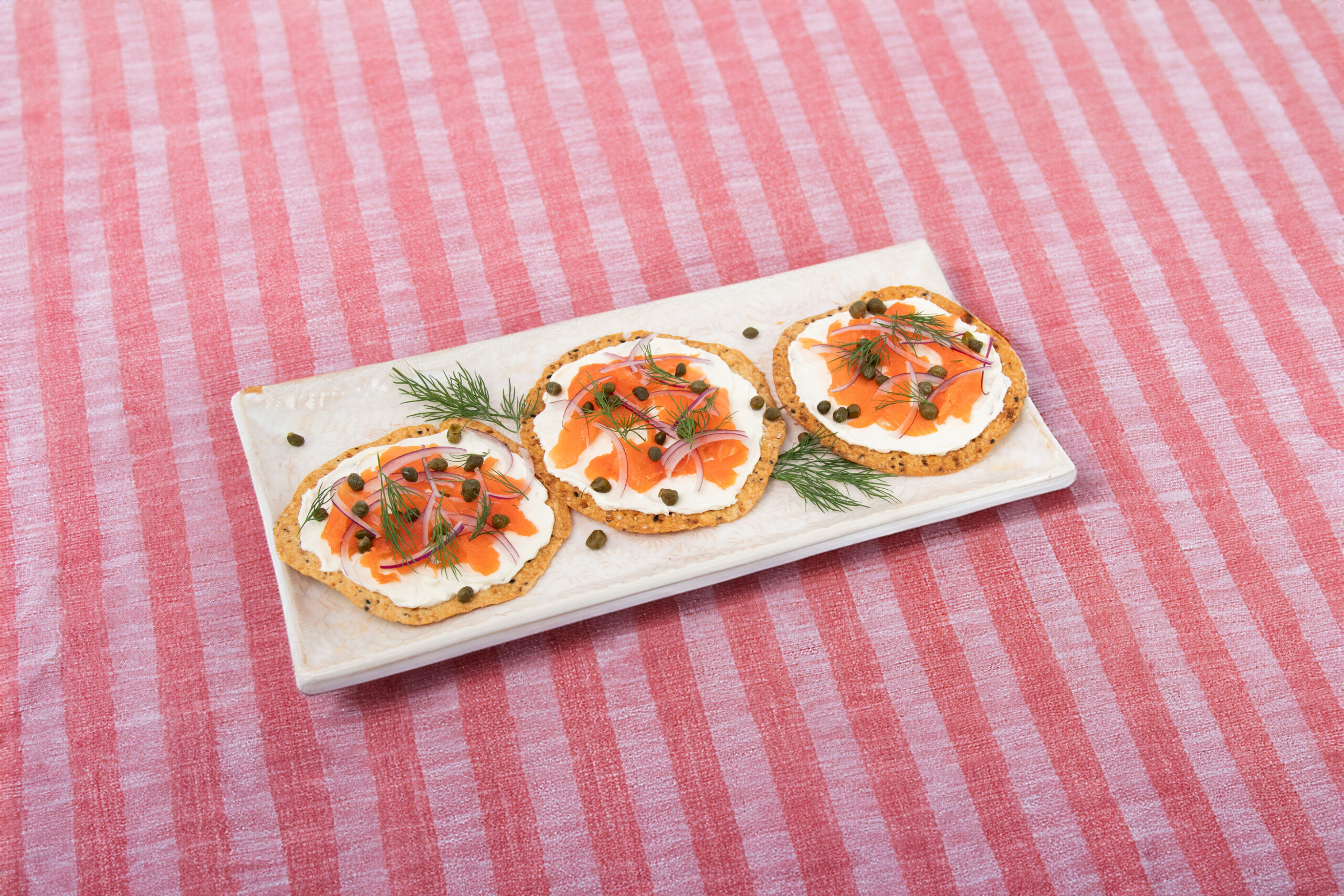 Smoked Salmon Tostada - Oliver's Markets