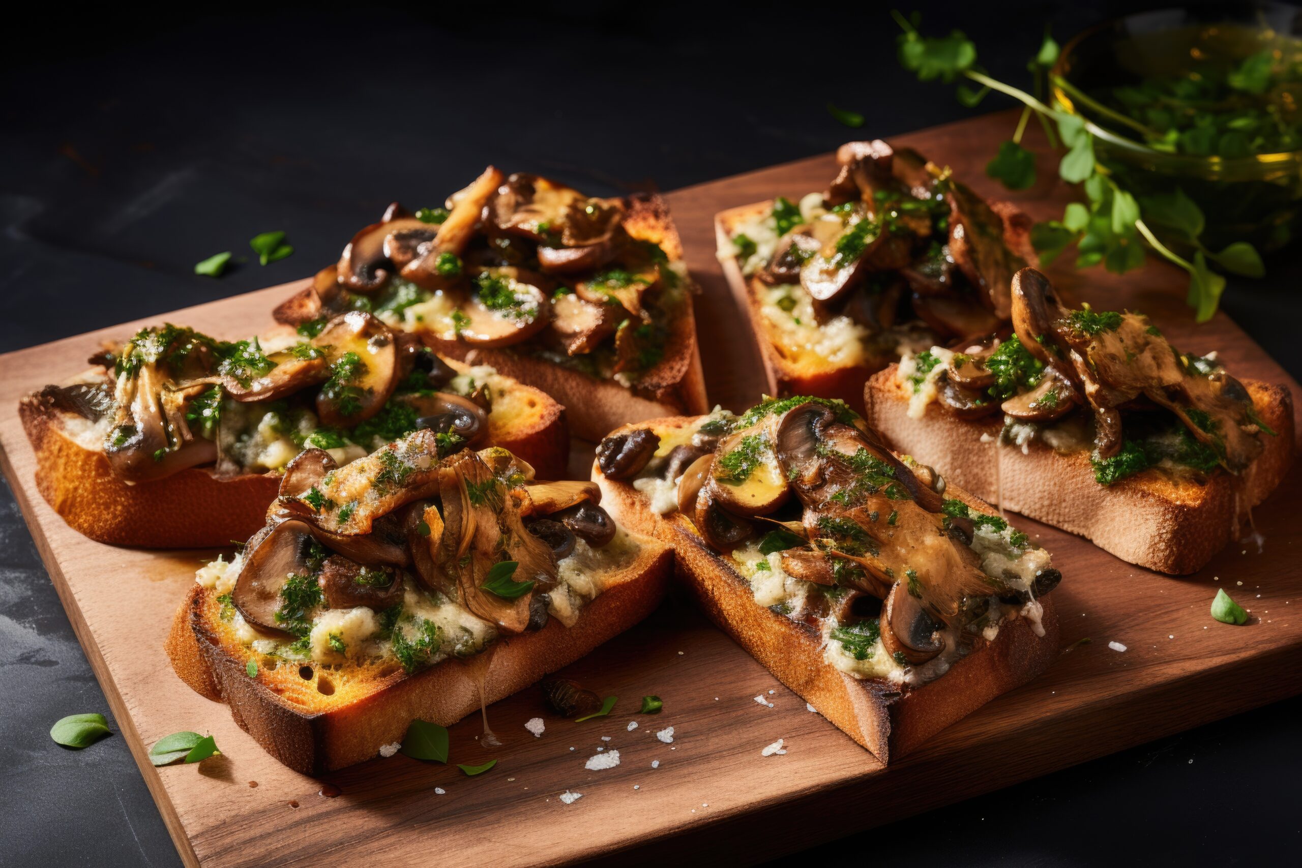 Gourmet Mushroom Bruschetta - Oliver's Markets