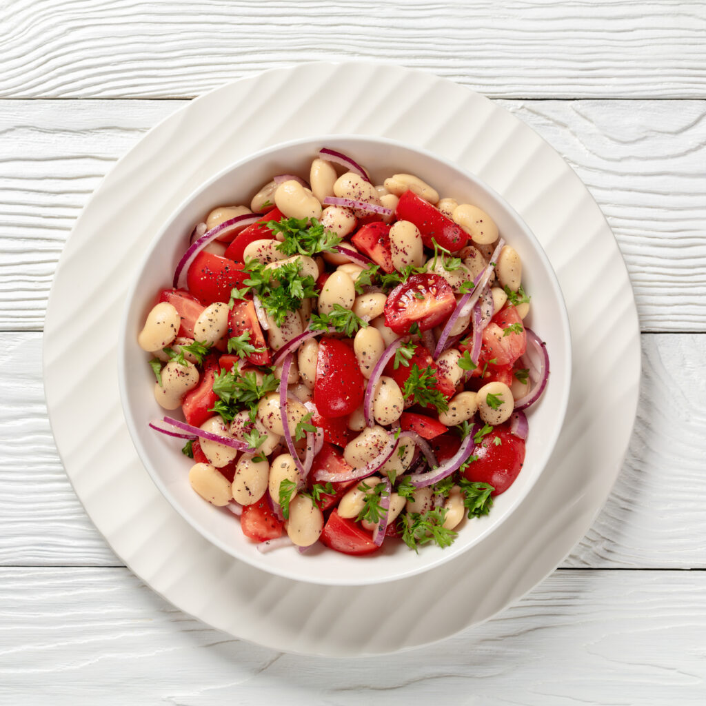 White Bean Salad Featuring Oliver's Own Picual Finishing Olive Oil - Oliver's Markets