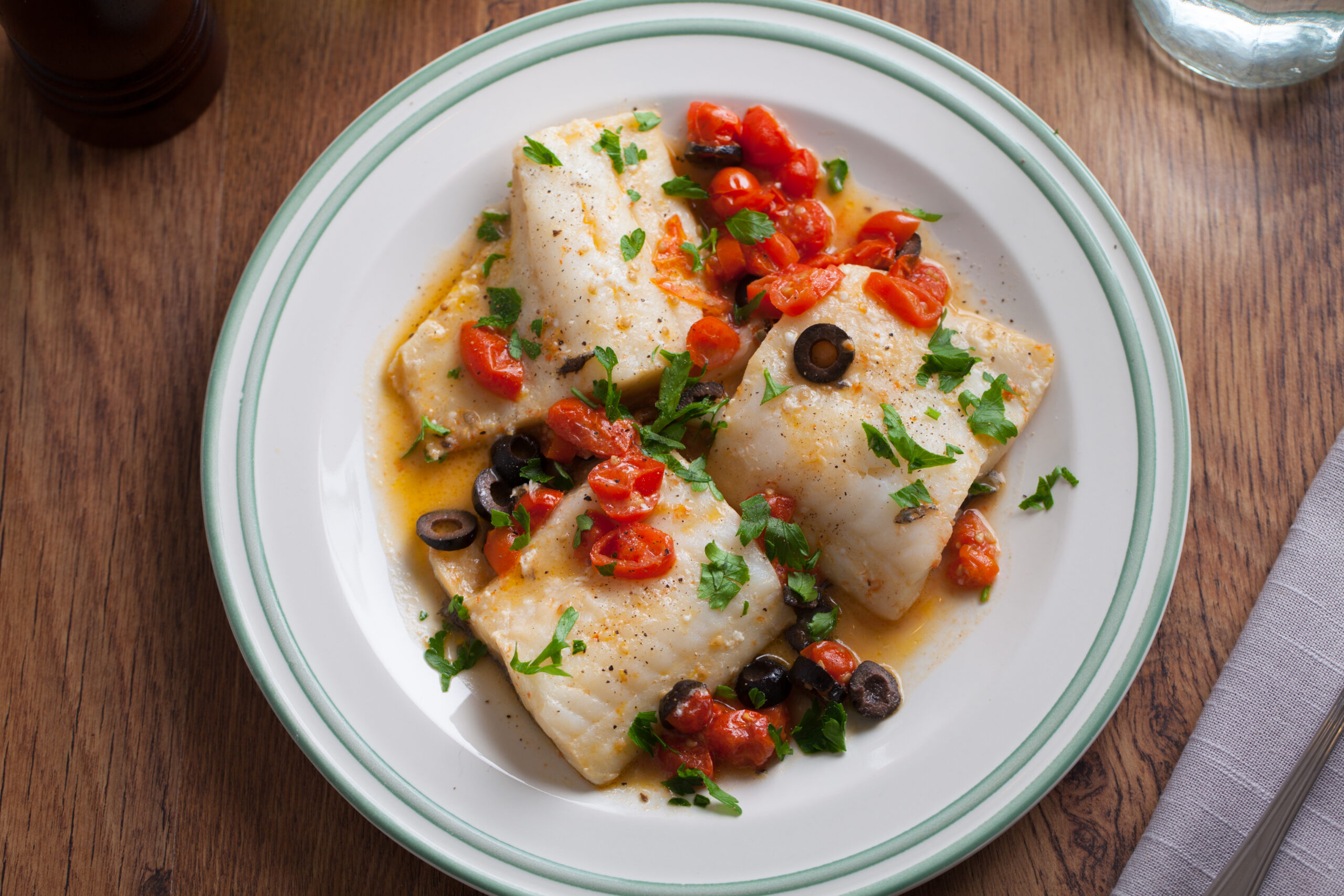 Mediterranean Baked Cod - Oliver's Markets